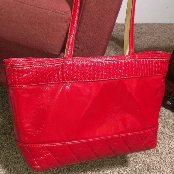 Red Coach Bag - Picture 2 of 4